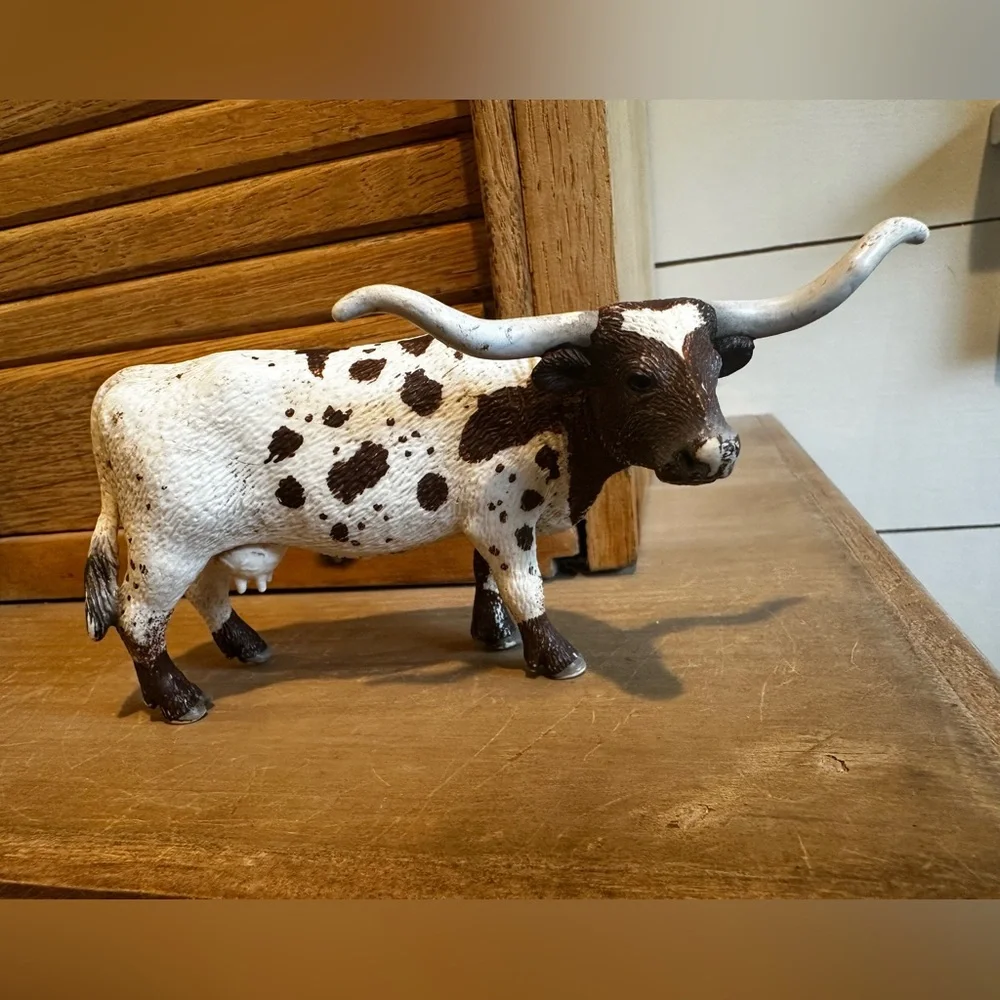 Black Horse and Farm Animal Figure Set